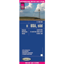 Reise Know-How USA 8. Süd-USA térkép Reise 1 : 1 250 000 térkép