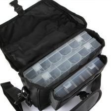 Reiva Fishing Bag - pergető táska 28x13x19cm 3 dobozzal (5220-003) horgászkiegészítő