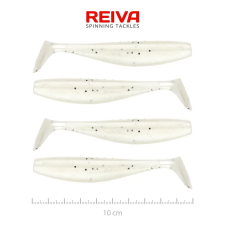 Reiva Flat Minnow Shad 10cm 4db/cs (Pearl Dot) horgászkiegészítő