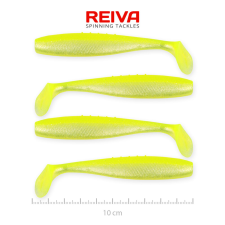 Reiva Flat Minnow shad 10cm 4db/cs (Sárga-Ezüst) horgászkiegészítő