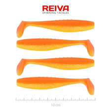 Reiva Flat Minnow Shad 10cm 4db/cs (Shiny Orange) horgászkiegészítő
