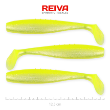 Reiva Flat Minnow shad 12,5cm 3db/cs (Sárga-Ezüst) horgászkiegészítő