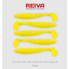 Reiva Zander Power Shad 8cm 5db/cs /Citromsárga/ csali