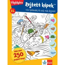  Rejtett képek 11. - Vízi kalandok és sok más fejtörők gyermek- és ifjúsági könyv