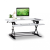 Relax Íróasztal platform íróasztalra rögzíthető állvány álló- és ülőmunkához fehér monitor- és billentyűzet polc