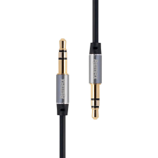 REMAX RL-L200 Mini jack 3.5mm AUX cable, 2m (black) kábel és adapter