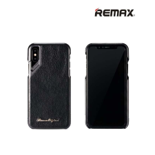 REMAX Telefontok, iPhone X / XS hátlaptok, műbőr, fekete, Remax RM-1652 tok és táska