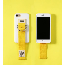 REMAX Telefontok, iPhone X / XS szilikon tok, hátlaptok, szíjjal, fehér, Remax RM-1643 tok és táska