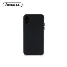 REMAX Telefontok, iPhone XS Max szilikon tok, hátlaptok, matt, fekete, Remax RM-1613 tok és táska