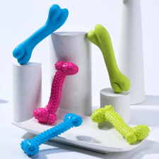 Rena Harapásálló csont alakú rágójáték TPR 11cm*4cm Kék játék kutyáknak