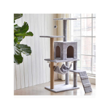 Rena Macskabútor több szintes - 125 cm - szürke macskabútor