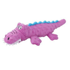 Rena Plüss krokodil kutyajáték Lila 37cm játék kutyáknak