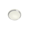 Rendl AREA LED stropní opálové sklo/chrom 230V LED 24W IP44 3000K