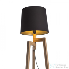Rendl CONNY 35/30 állólámpa búra Polycotton fekete/arany fólia max. 23W R11469 világítás