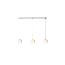  RENDL DADOS III 80 függőlámpa opálüveg/matt nikkel 230V LED E27 3x11W világítás