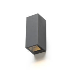 Rendl Light DESMOND II fali lámpa antracitszürke 230V GU10 2x35W IP44 kültéri világítás