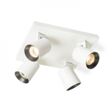 Rendl Light KENNY IV mennyezeti lámpa fehér/fekete 230V GU10 4x35W világítás
