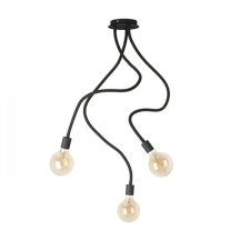 Rendl Light LOYD E27 III függö lámpa fekete 230V E27 3x28W világítás