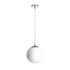 Rendl Light LUNA 25 függö lámpa opál üveg/króm 230V LED E27 15W