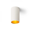 Rendl Light TUBA mennyezeti lámpa matt fehér/aranysárga 230V GU10 35W