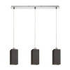 Rendl LIZ III 60 függő lámpa fekete üveg/króm 230V LED E27 3x11W