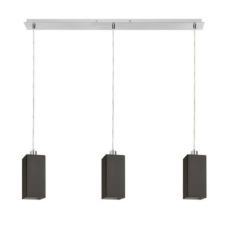Rendl LIZ III 80 függő lámpa fekete üveg/króm 230V LED E27 3x11W világítás