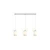  RENDL LIZ III 80 függőlámpa opálüveg/króm 230V LED E27 3x15W