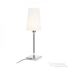 Rendl LULU asztali lámpa fehér/fekete króm 230V E27 28W R12464 világítás