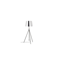  RENDL LUTON/ILUSION állólámpa krómozott fólia/fekete/fém 230V LED E27 15W világítás
