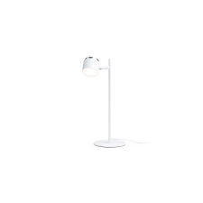 Rendl NOVA asztali lámpa fehér króm/tej akril 230V LED 4.2W 3000K világítás
