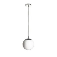  RENDL R13745 LUNA függőlámpatest, üveg opálüveg/króm világítás