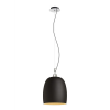  RENDL R13825 COROA függőlámpatest, üveg fekete króm