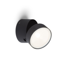  RENDL R14201 FLAVIO LED kültéri lámpa, fali irányított fényű IP54 fekete kültéri világítás