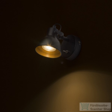 Rendl ROSITA I fali lámpa fekete/aranysárga 230V LED GU10 9W R12508 világítás