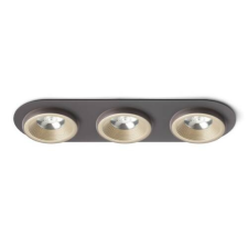 Rendl SHARM R III süllyesztett lámpa gyöngyházarany/barna 230V LED 3x10W 24° 3000K világítás