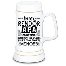 Rendőr apuka vagyok - Kerámia Söröskorsó sörös pohár