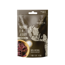 Renjer Elk Jerky száritott jávorszarvas hús 25 g čierne korenie vitamin és táplálékkiegészítő