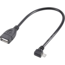 Renkforce OTG kábel, USB 2.0, mikro B dugó/A hüvely, 10 cm, Renkforce (RF-4080777) kábel és adapter