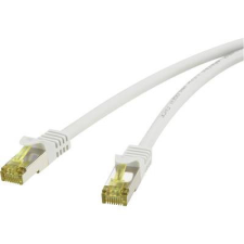 Renkforce RJ45-ös patch kábel, hálózati LAN kábel, tűzálló, CAT 7 S/FTP [1x RJ45 dugó - 1x RJ45 dugó] 1 m szürke, Renkforce kábel és adapter