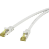 Renkforce RJ45-ös patch kábel, hálózati LAN kábel, tűzálló, CAT 7 S/FTP [1x RJ45 dugó - 1x RJ45 dugó] 3 m szürke, Renkforce (RF-4149867)