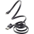 Renkforce USB 2.0 Csatlakozókábel [1x USB 2.0 dugó, A típus - 1x USB 2.0 dugó, mikro B típus] 1.00 m Fekete (RF-3376010)