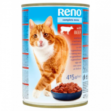  Reno konzerv teljes értékű macskaeledel felnőtt macskák számára marhával 415 g macskaeledel