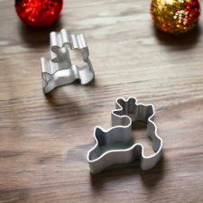  Rénszarvas alakú fém sütikiszúró sütés és főzés