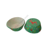 Rénszarvasos zöld karácsonyi muffin papír 100 db