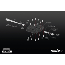 RENTHAL CYCLE revo pds01 csapszeg/csapágy szervizkészlet kerékpár és kerékpáros felszerelés