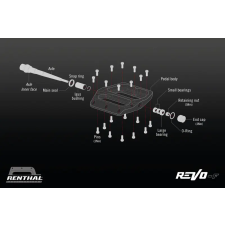 RENTHAL CYCLE revo pds02 tengelyek kerékpár és kerékpáros felszerelés
