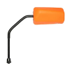 Replay F1 visszapillantó tükör robogóhoz, hosszú szár, narancssárga fluoreszkáló, gumírozott, Ø8 mm, átszerelhető (1 db) REPLAY Kormányok és tartozékaik Tükrök Tükrök (tuning)
