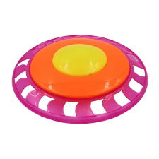 Repülő korong játék 16,5 cm rózsaszín kerti játék