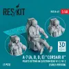  ResKit Models A-7 (A, B, D, E) Corsair II pilots sitting in ejection seat IC-2 / IG-2 (early version