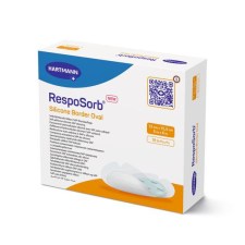  RespoSorb® Silicone Border Oval (13x15,5 cm; 10 db) gyógyászati segédeszköz